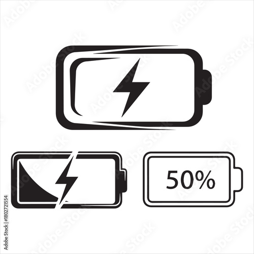 battery charging icon design 