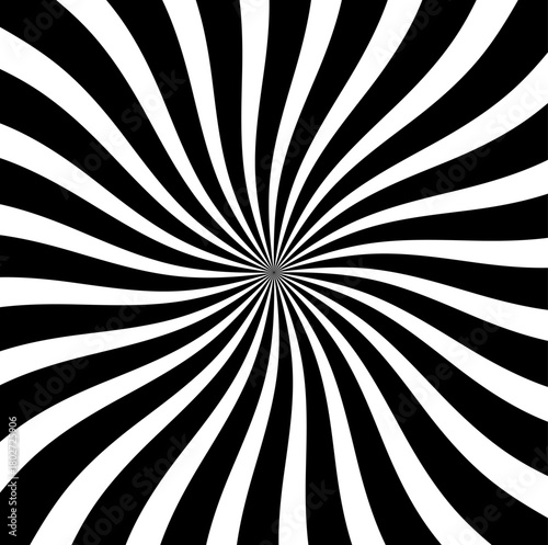 Unique rays design  featuring a captivating spiral pattern on a white background