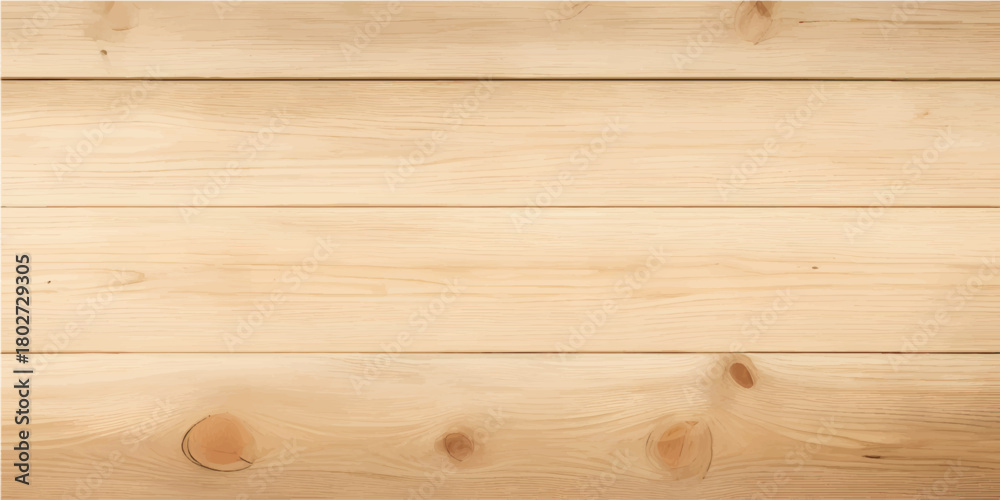 Fototapeta premium Light Smooth Wood Texture with Gentle Vertical Grain Lines, Natural Timber Surface Ideal for Backgrounds, Web Banners, Mockups, Presentation Layouts and Clean Product Showcases
