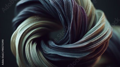 Swirling Colors in Abstract Flowing Design with Soft Textures