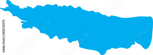 Oneida Lake New York Map Editable Vector