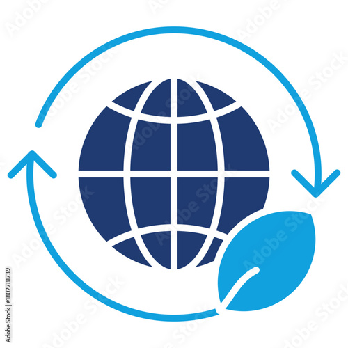 Environmental Flat Blue Icon