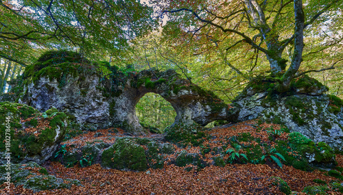 Rural Charm: The Zalamportillo Arch in Full Autumn