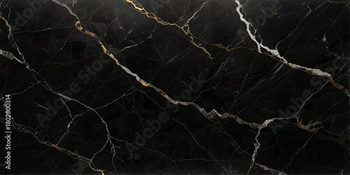 black marble texture background, black background