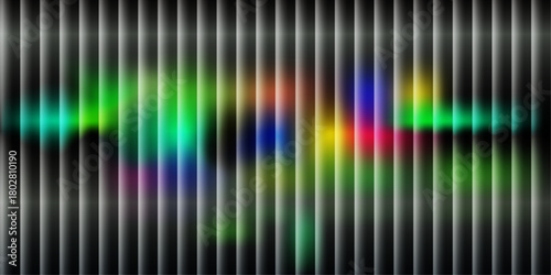 Abstract sound wave spectrum with vertical blinds effect Vector