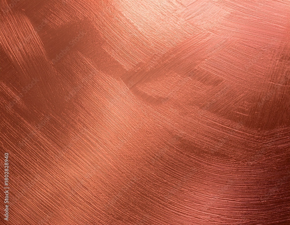 Obraz premium grainy copper foil texture metal surface background