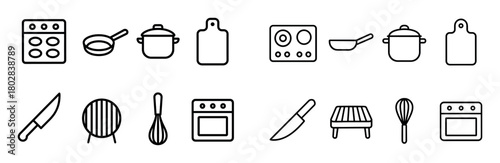 Minimalist Kitchen Icons