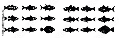 Black Fish Icons