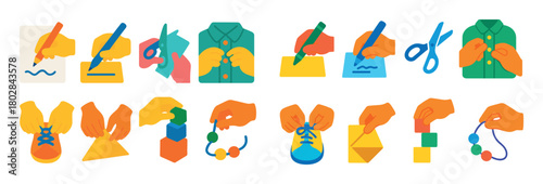 Hand Motor Skills Icons