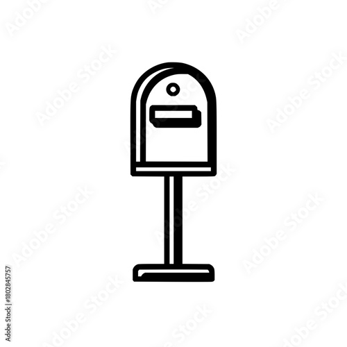 Mailbox delivery postal service post office letterbox mail communication address correspondence box for letters and packages