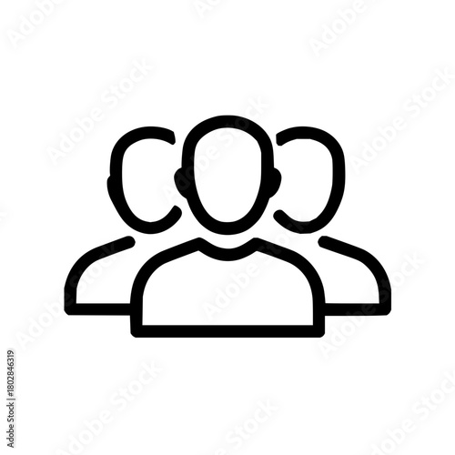 Teamwork group people community icon social network member leadership organization collaboration partnership 100