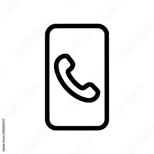 Phone call icon vector communication telephone contact support service hotline mobile cellphone calling 100