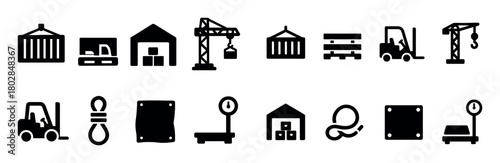 Cargo Transport Icons