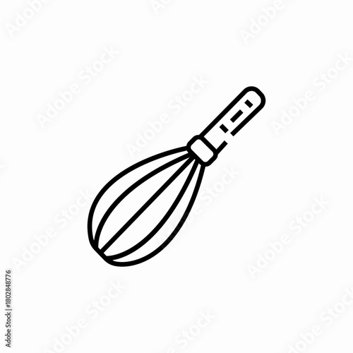 hand mixer icon sign vector