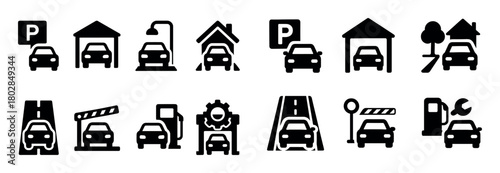 Car Security Icons