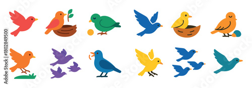 Migratory Birds Icons