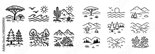 Animal Migration Icons