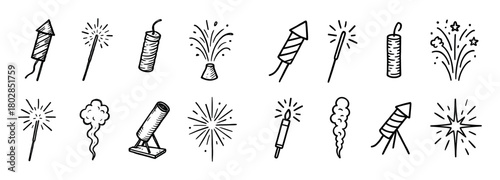 Firework Icons Collection