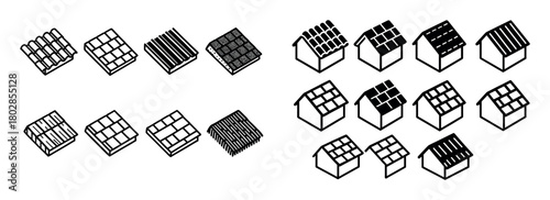 Isometric Roof Icons
