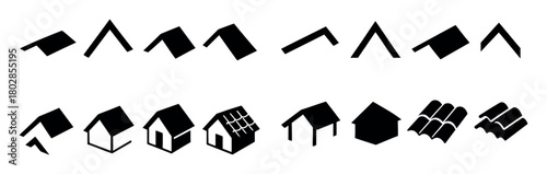 Isometric Roof Icons