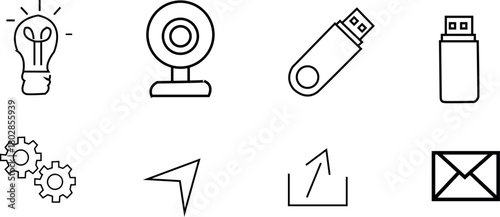 Essential Tech and Utility Icons