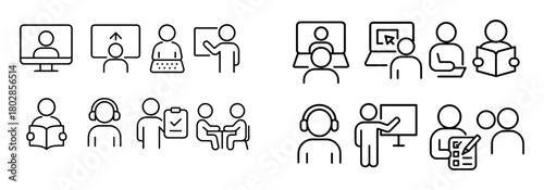 Remote Learning Icons
