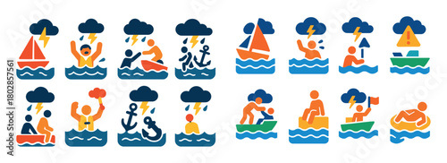 Sea Storm Icons