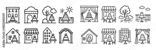 Wedding Venue Icons