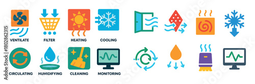 Air Recuperation Icons