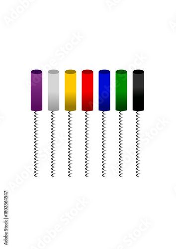 ISO-Files for Endodontic Treatment Vector Icon