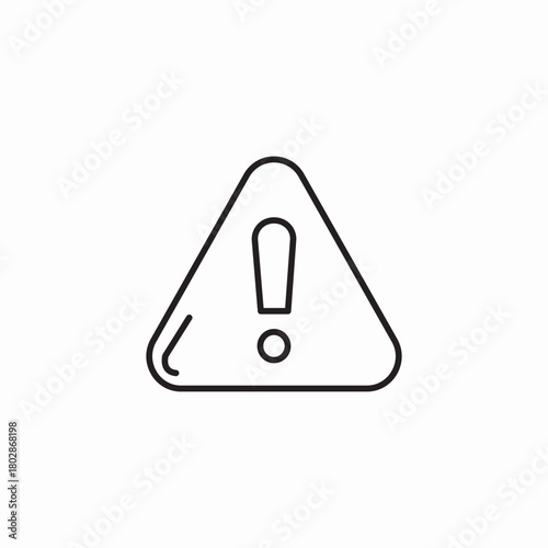 security warning icon sign vector