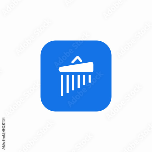 chime audio icon sign vector