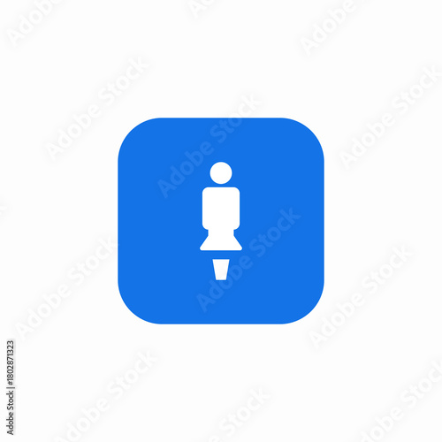 female area icon sign vector