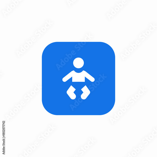 infant care icon sign vector