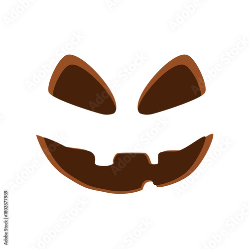 Vector illustration set of dark brown chocolate dessert and sweet coffee drink icons