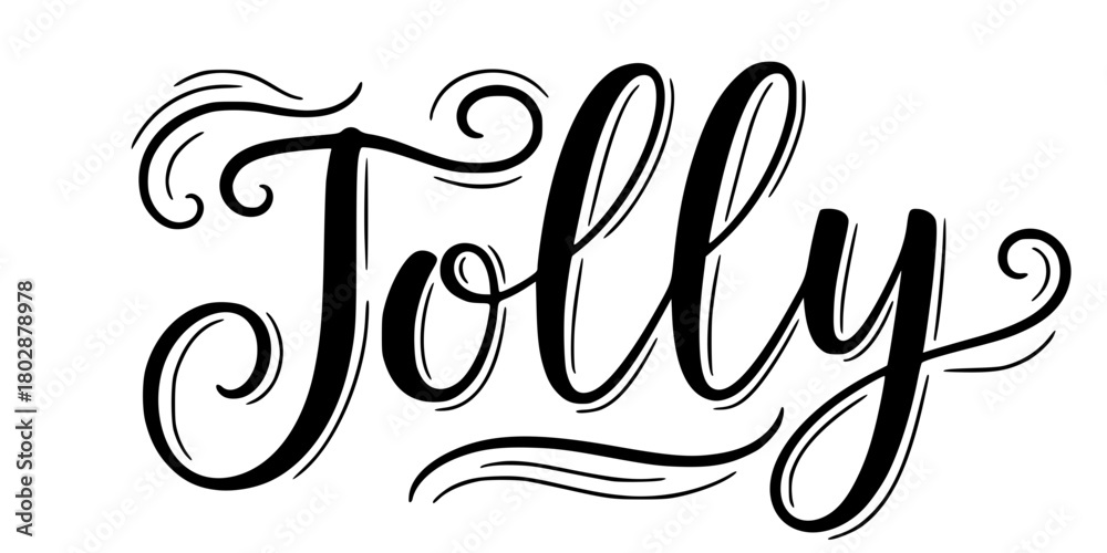 Obraz premium Hand-Lettered Script
