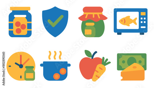 Food Preservation Icons