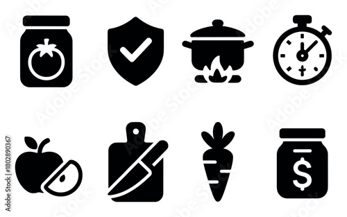Food Preservation Icons