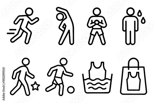 Minimalist Sports Icons