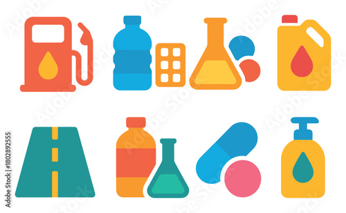 Hydrocarbon Applications Icons