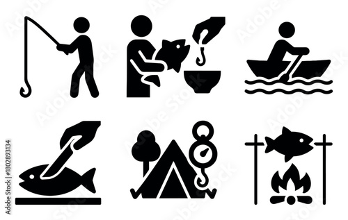 Fishing Activity Icons