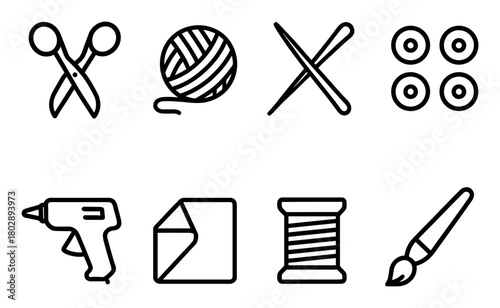 Minimal Handicraft Icons