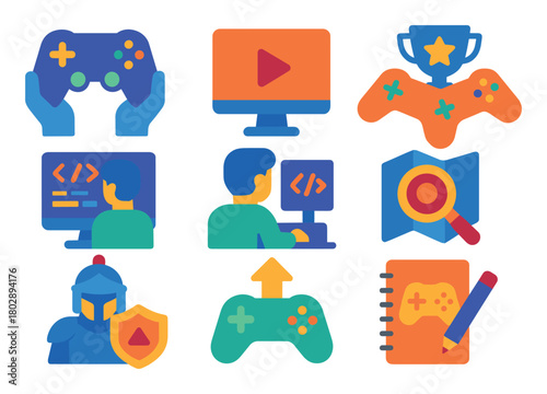 Colorful Game Icons