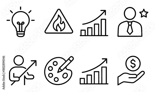 Entrepreneurship Icon Set