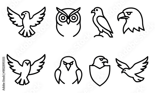Minimal Bird Icons