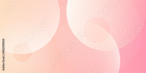 abstract background.modern.minimalist.pink and yellow gradations.circle effect.memphis.trendy .eps 10