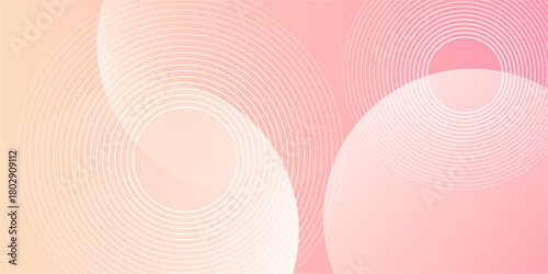 abstract background.modern.minimalist.pink and yellow gradations.circle effect.memphis.trendy .eps 10