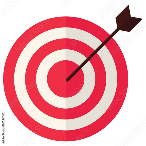 Target icon isolated on white background.