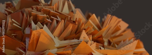 wooden abstract structure background 3D computer generated image