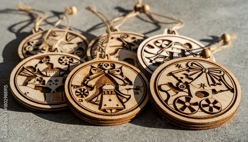 Wooden Christmas Ornaments